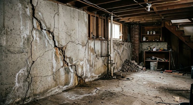 Basement Crack Repair in Brevard, NC