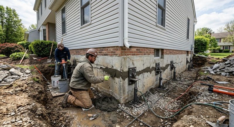 Basement Foundation Repair in Zirconia, NC