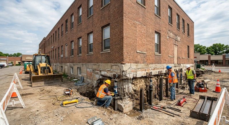 Commercial Foundation Repair in Brevard, NC