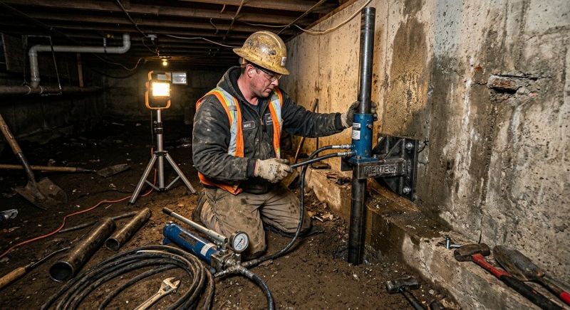 Concrete Foundation Leveling in Brevard, NC