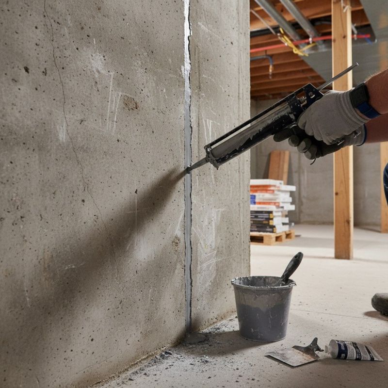 Cracked Basement Floor Repair in Brevard, NC