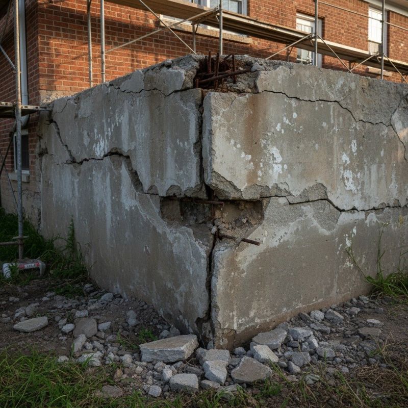 Cracked Foundation Repair in Canton, NC