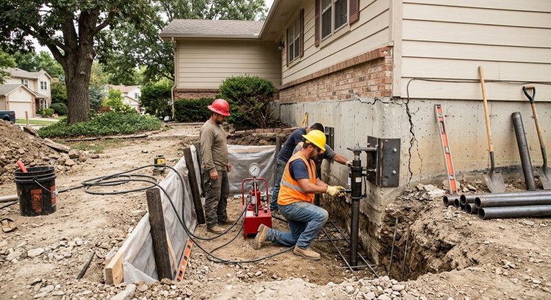 Cracked Foundation Repair in Travelers Rest, SC