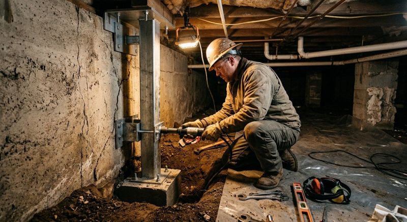 Crawlspace Foundation Repair in Etowah, NC