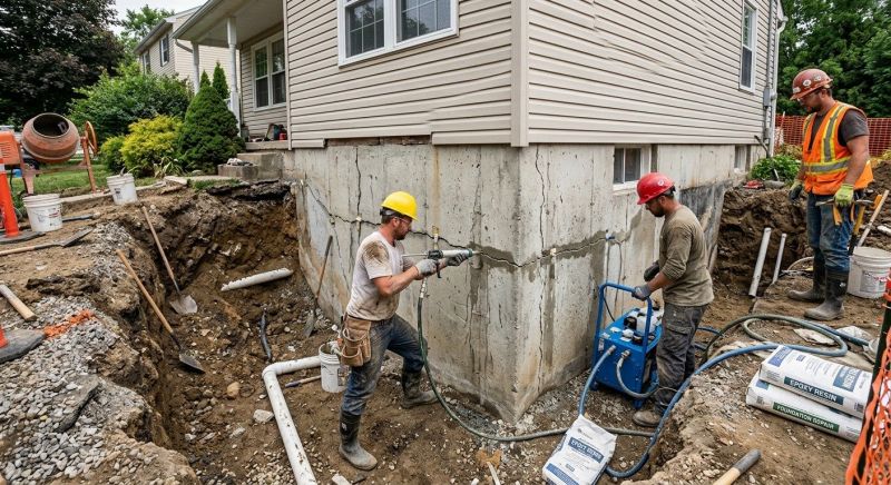 Foundation Cracks Repair in Brevard, NC