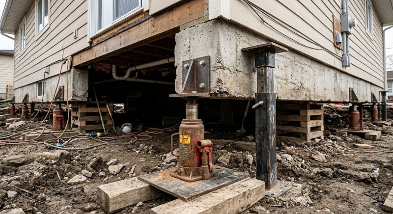Foundation Jacking in Canton, NC