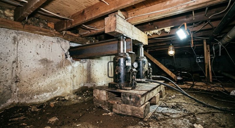 Foundation Jacking in Canton, NC
