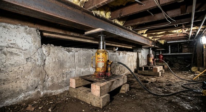Foundation Jacking in Cashiers, NC