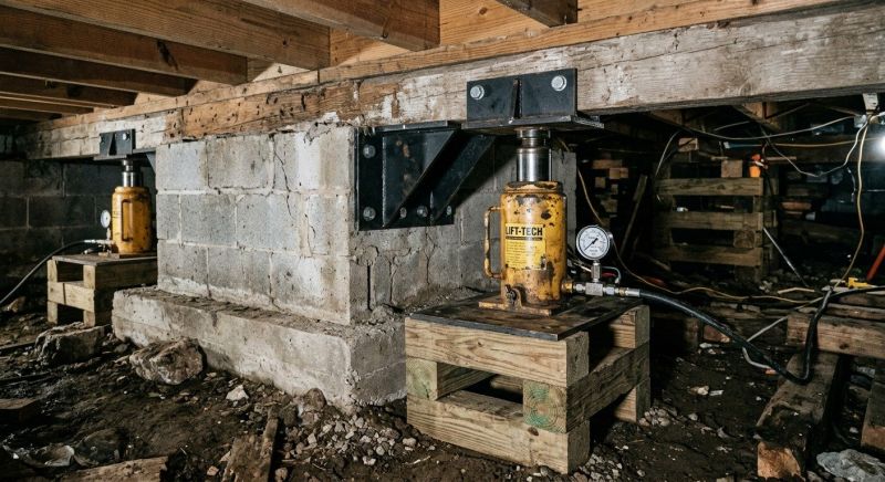 Foundation Jacking in Etowah, NC
