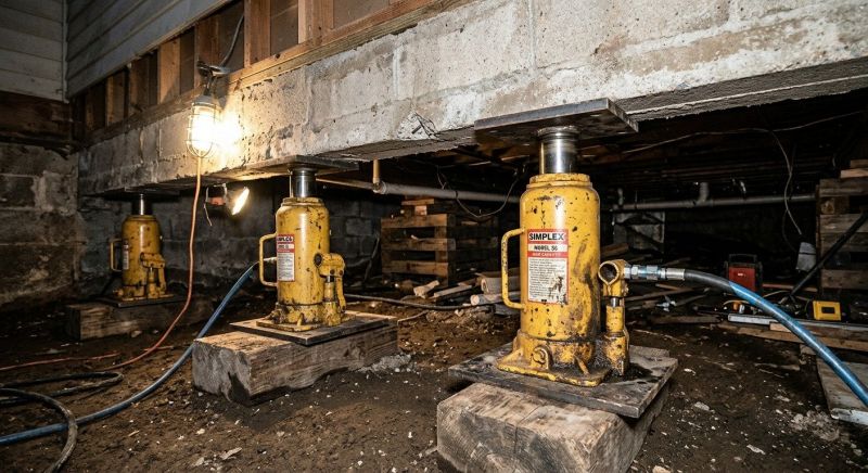 Foundation Jacking in Hendersonville, NC