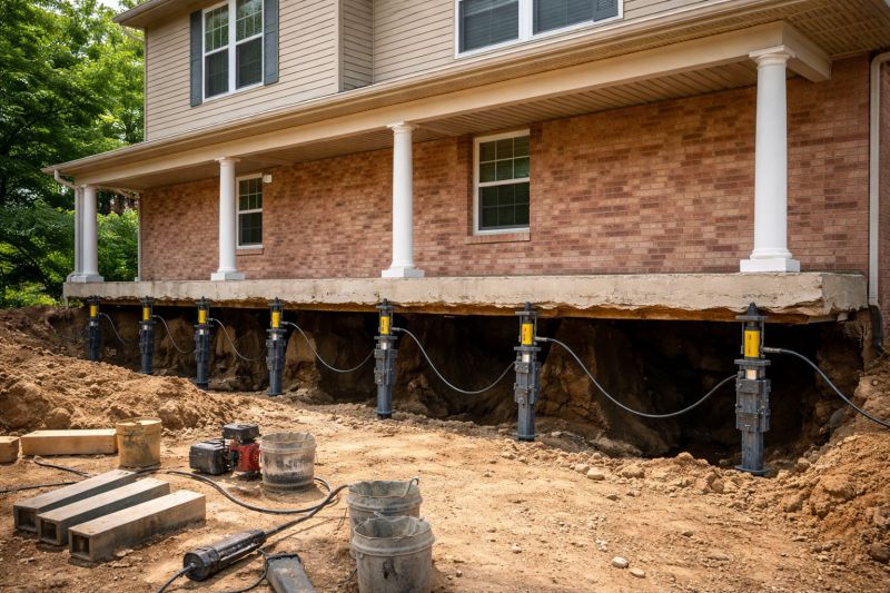 Foundation Jacking in Hendersonville, NC
