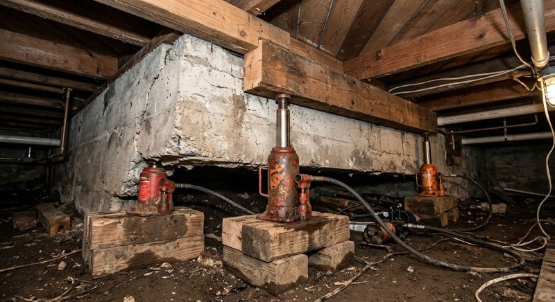 Foundation Jacking in Sapphire, NC