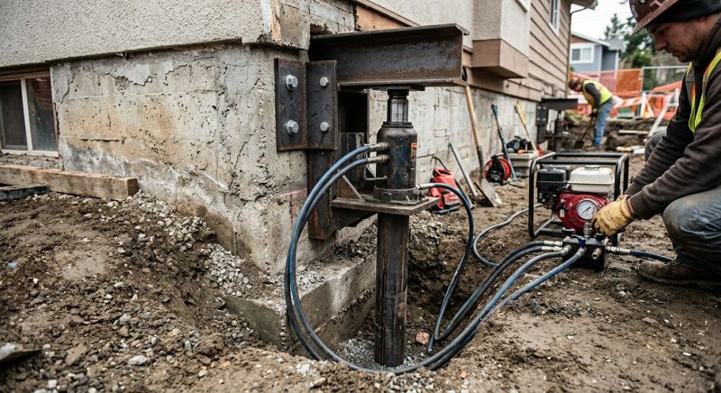 Foundation Lifting in Saluda, NC