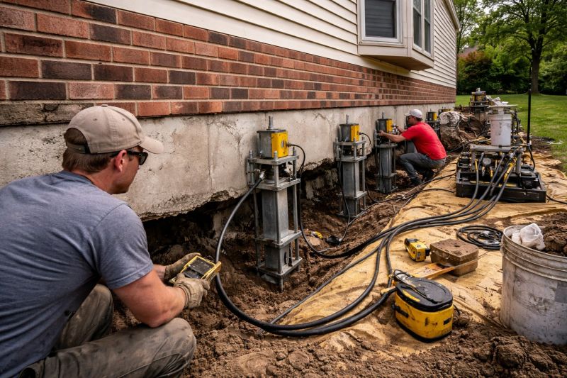 Settling Foundation Service in Fletcher, NC
