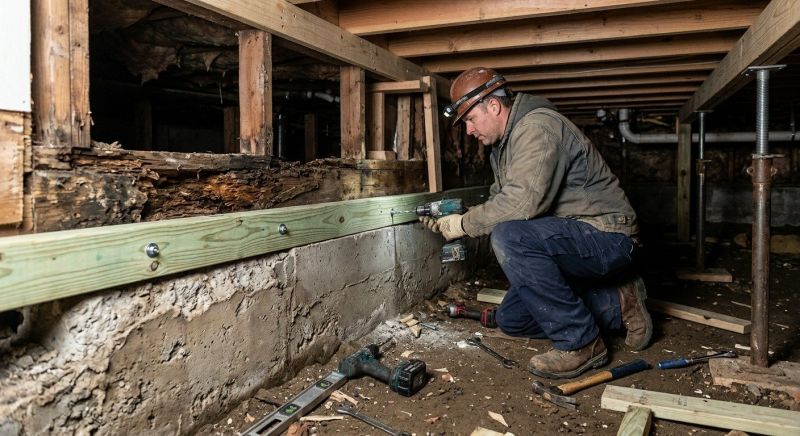 Sinking Foundation Repair in Cashiers, NC