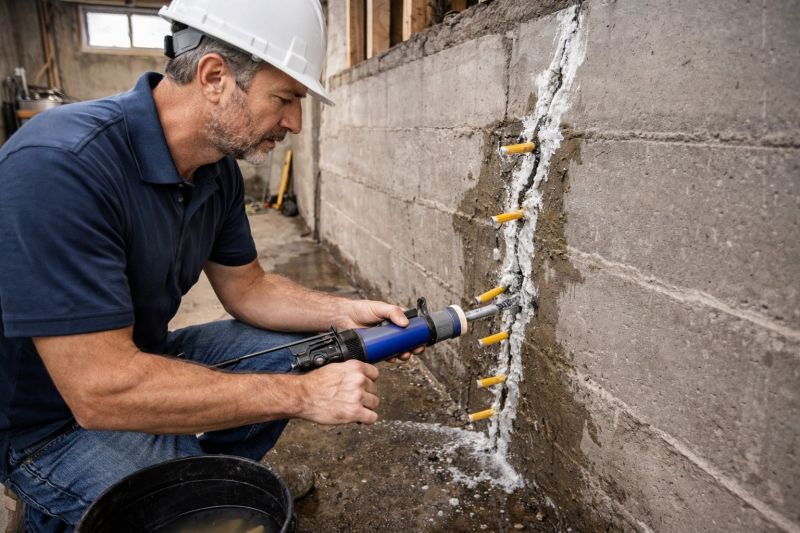Structural Crack Repair in Brevard, NC