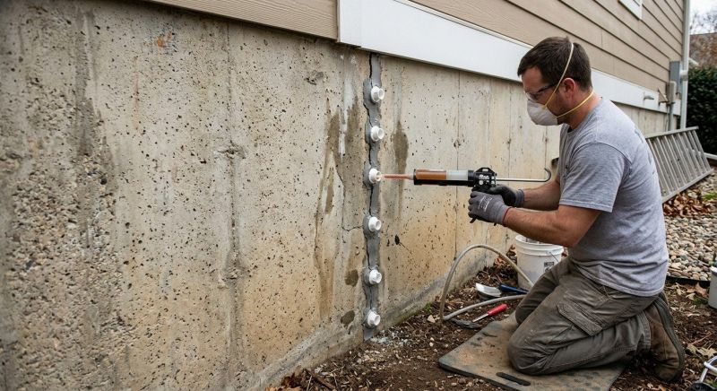 Structural Crack Repair in Brevard, NC
