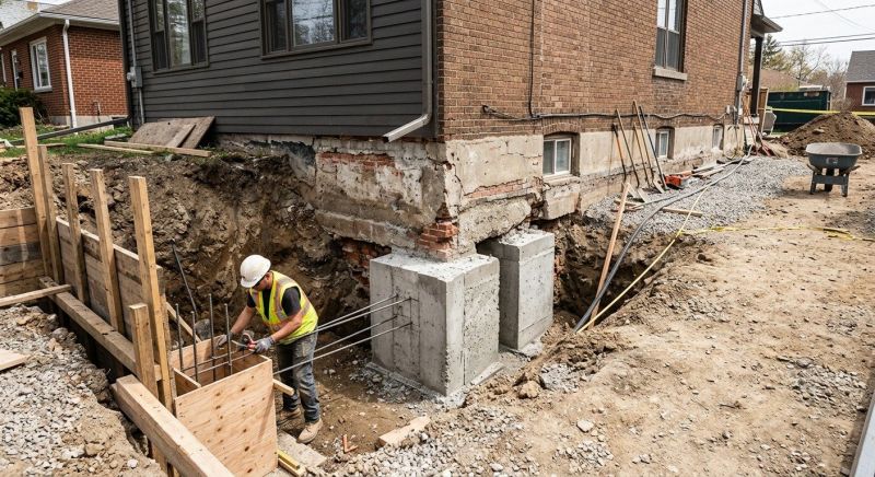 Structural Underpinning in Brevard, NC