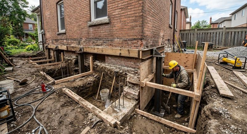 Structural Underpinning in Brevard, NC